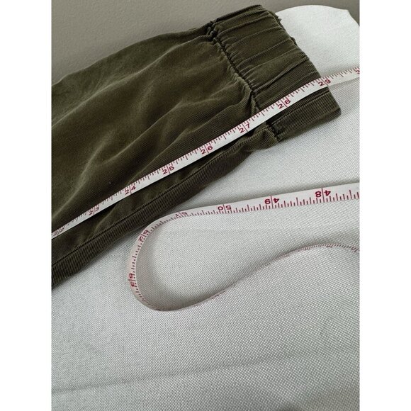 Jones Olive Green Lyocell Jogger Pants 1X Utility Relaxed Preppy Marine Layering - Picture 8 of 10